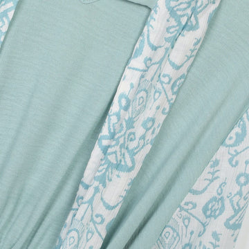 فستان طويل من اسبنوزا حريمي جاكار; مينت